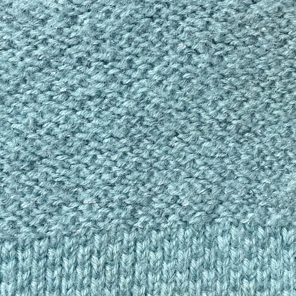 AYMARA Kids Cozycore Boutique Turquoise Alpaca Wool Sweater - Picture 5 of 9